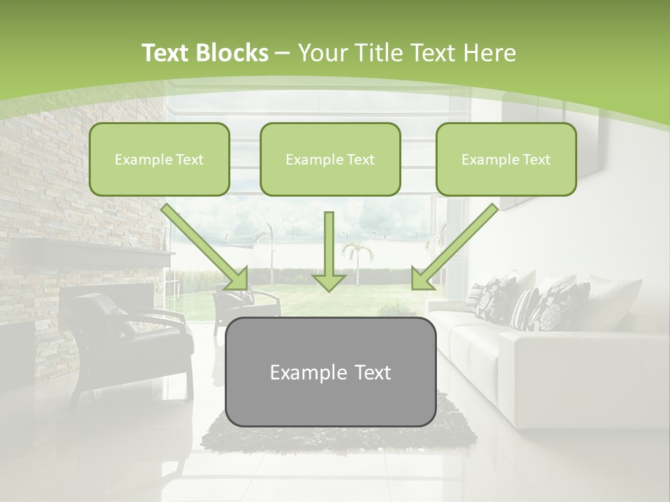 Red Beige Home PowerPoint Template