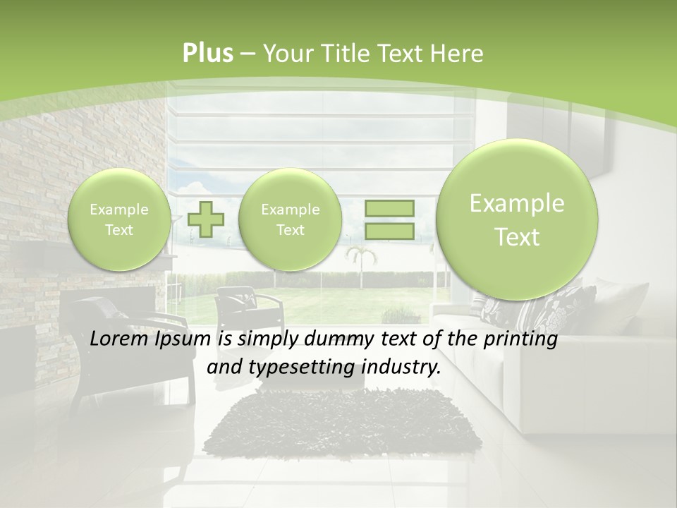 Red Beige Home PowerPoint Template