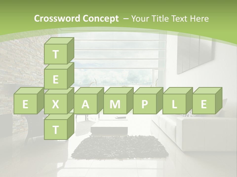 Red Beige Home PowerPoint Template