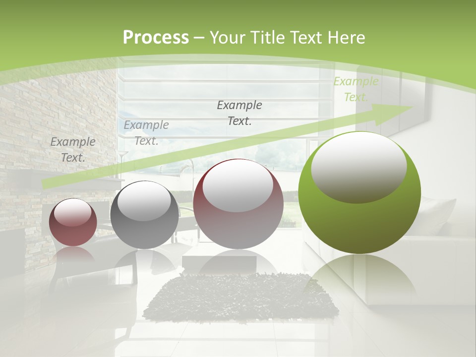 Red Beige Home PowerPoint Template