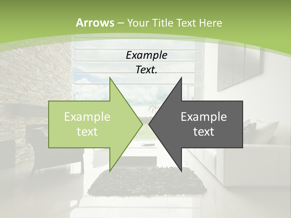 Red Beige Home PowerPoint Template