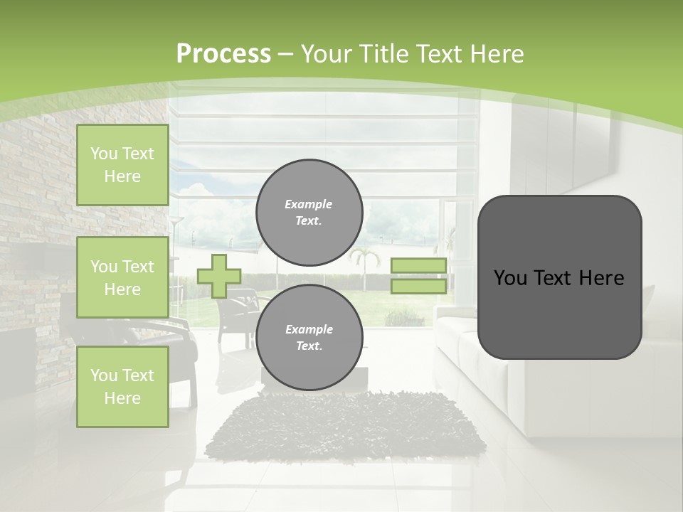 Red Beige Home PowerPoint Template