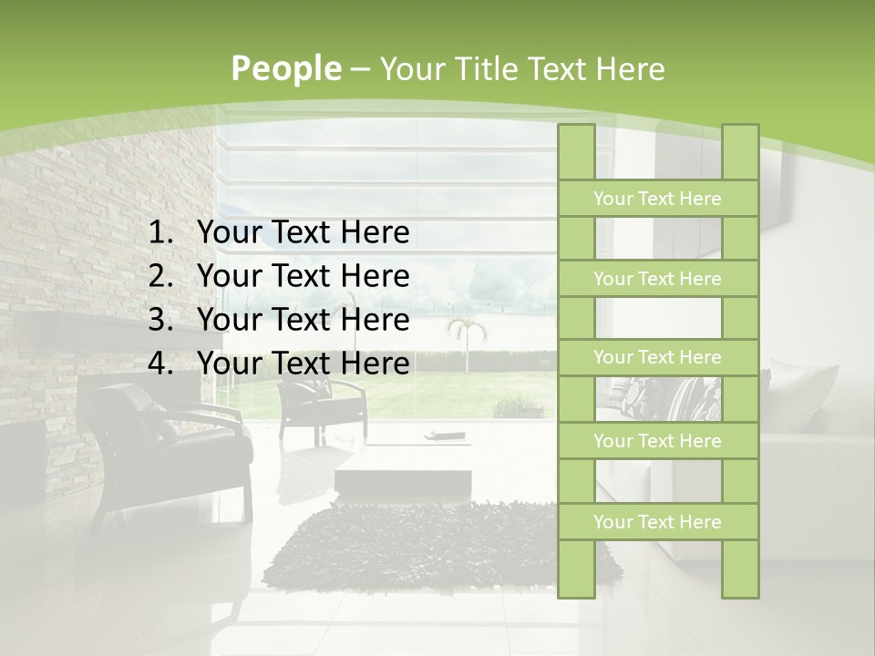 Red Beige Home PowerPoint Template