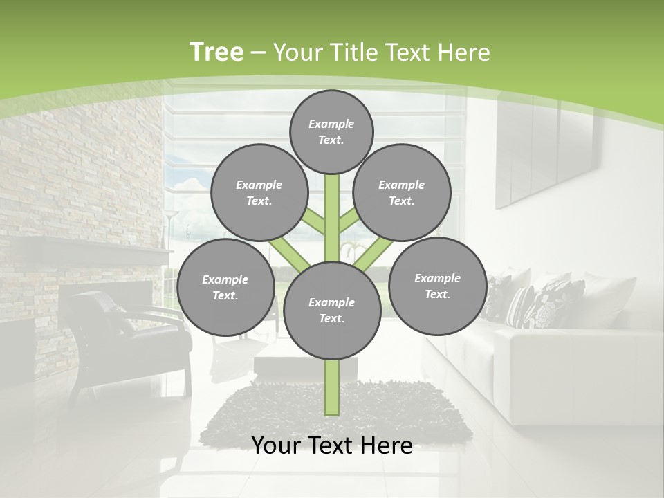 Red Beige Home PowerPoint Template