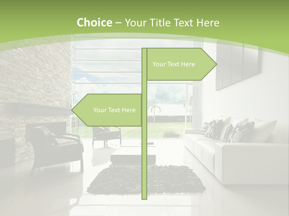 Red Beige Home PowerPoint Template