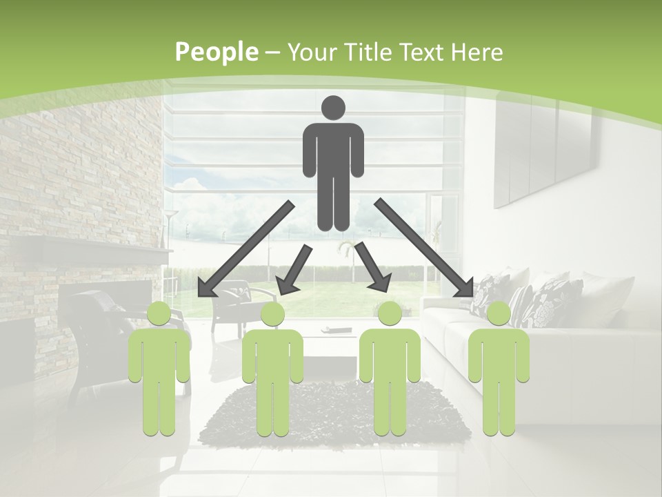 Red Beige Home PowerPoint Template