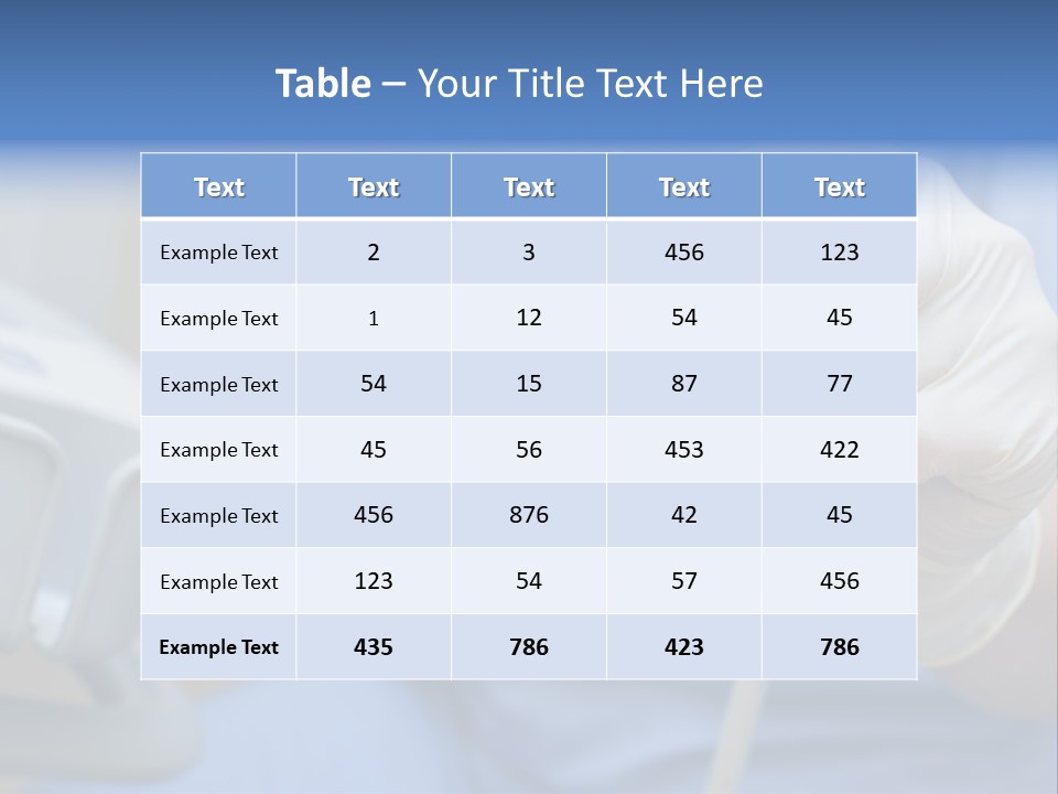 A Person In A Blue Shirt Is Holding A Device PowerPoint Template
