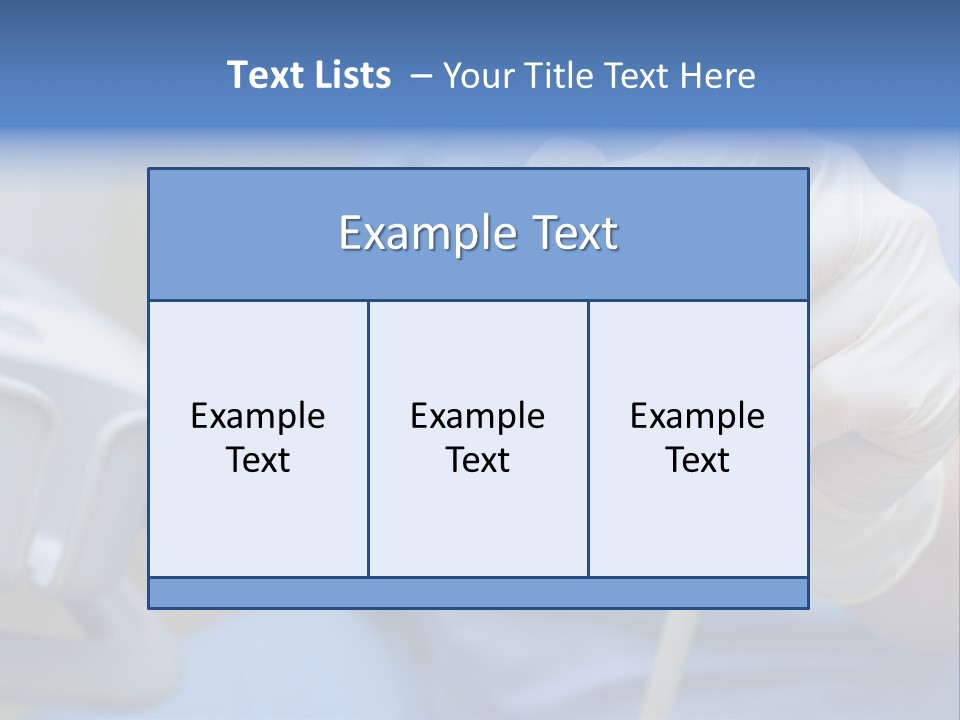 A Person In A Blue Shirt Is Holding A Device PowerPoint Template