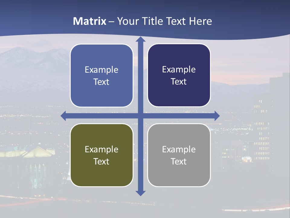 Evening California North America PowerPoint Template