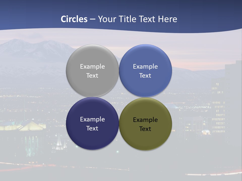 Evening California North America PowerPoint Template