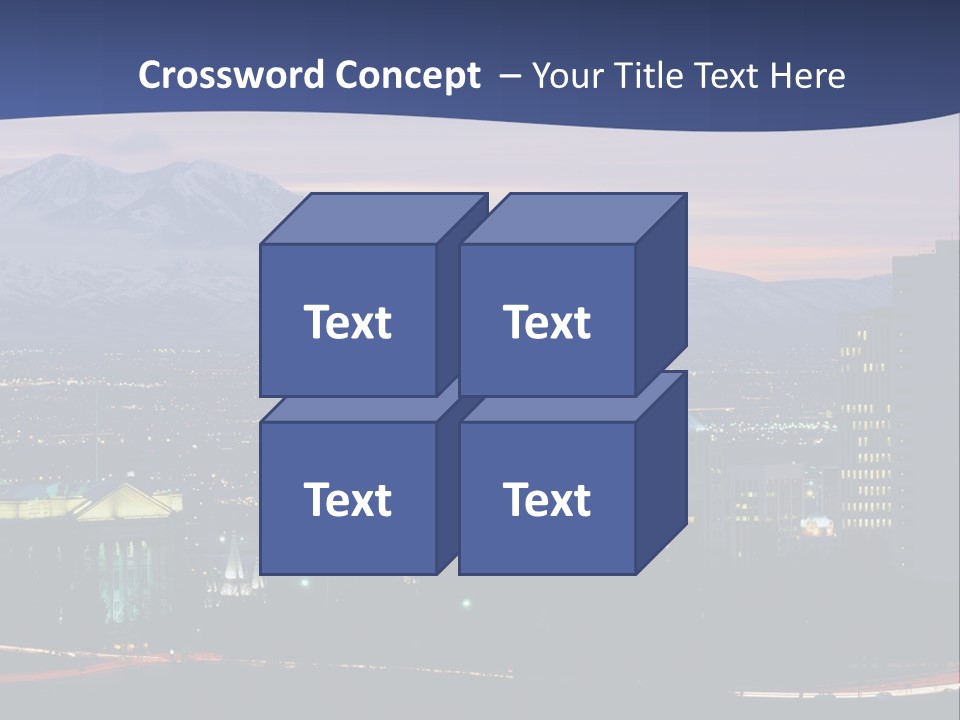 Evening California North America PowerPoint Template