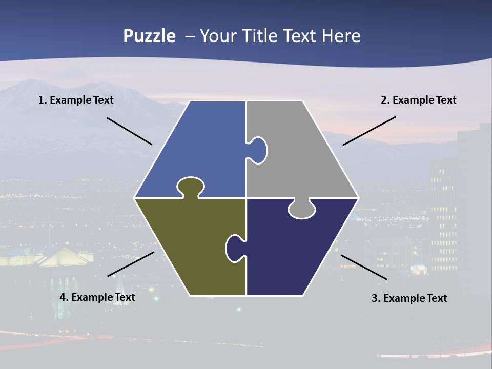 Evening California North America PowerPoint Template