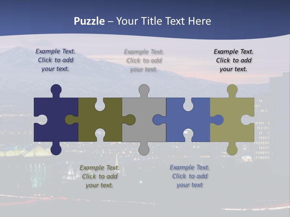 Evening California North America PowerPoint Template