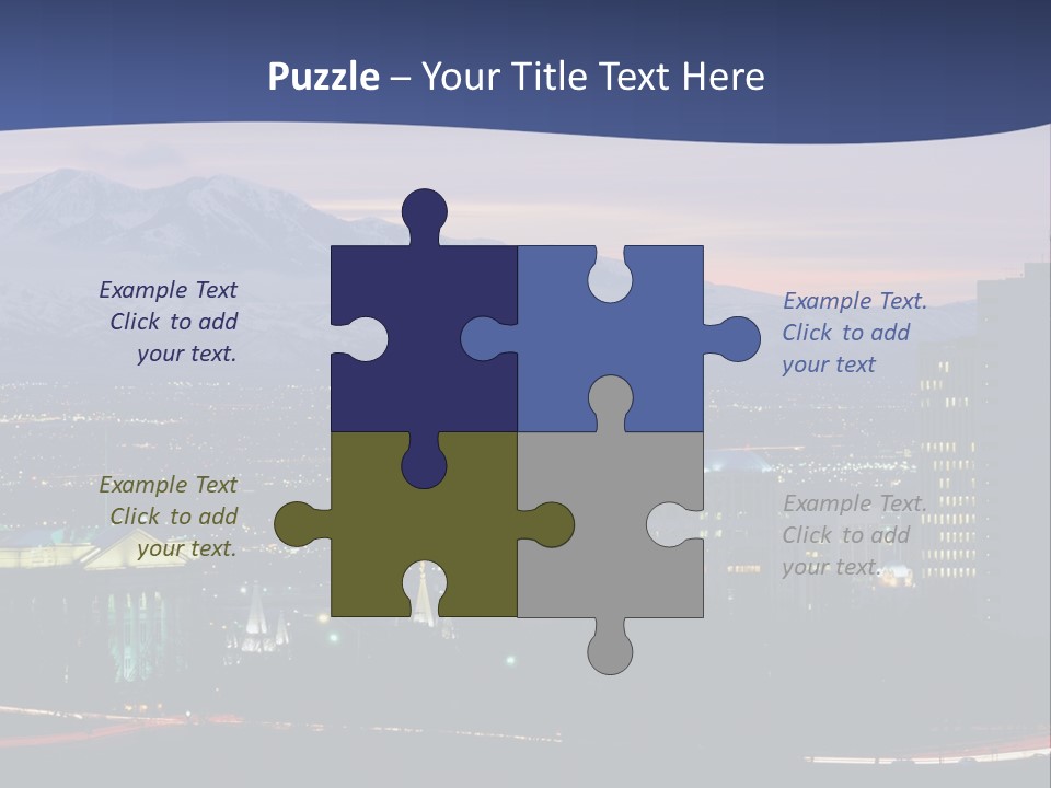 Evening California North America PowerPoint Template