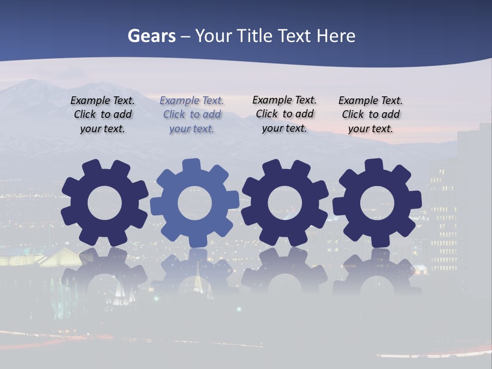 Evening California North America PowerPoint Template