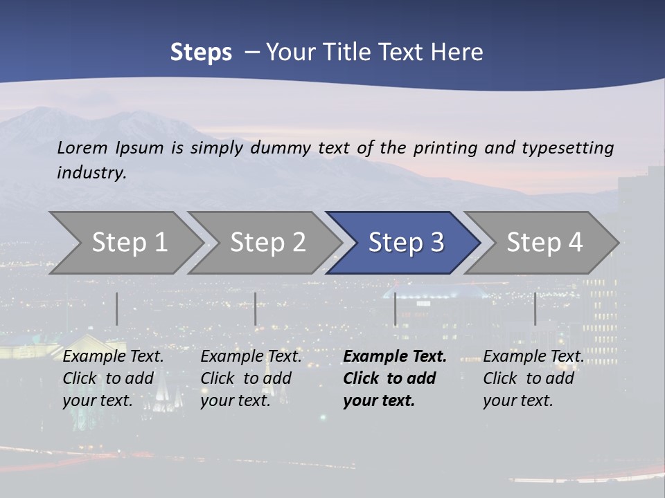 Evening California North America PowerPoint Template