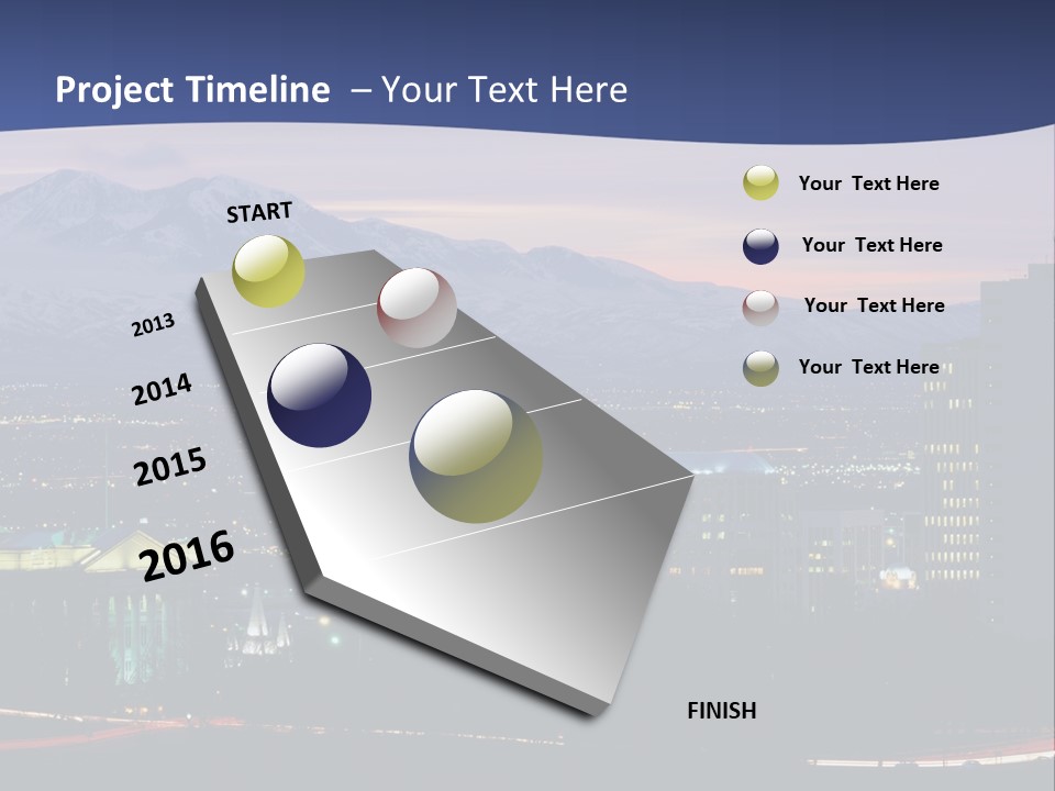 Evening California North America PowerPoint Template
