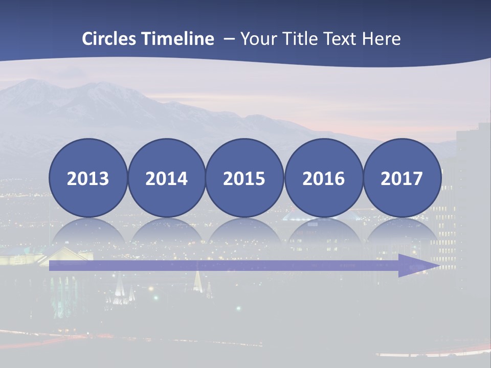 Evening California North America PowerPoint Template