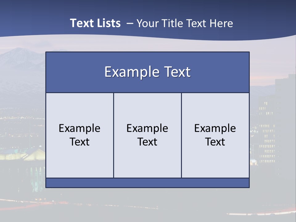 Evening California North America PowerPoint Template