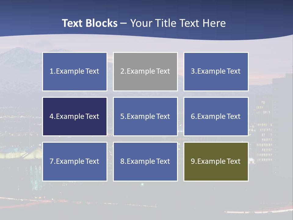 Evening California North America PowerPoint Template