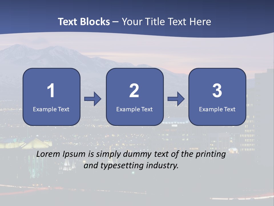 Evening California North America PowerPoint Template