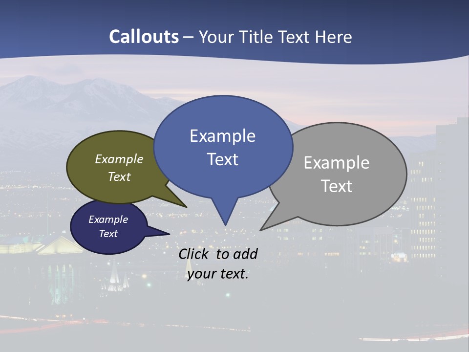 Evening California North America PowerPoint Template