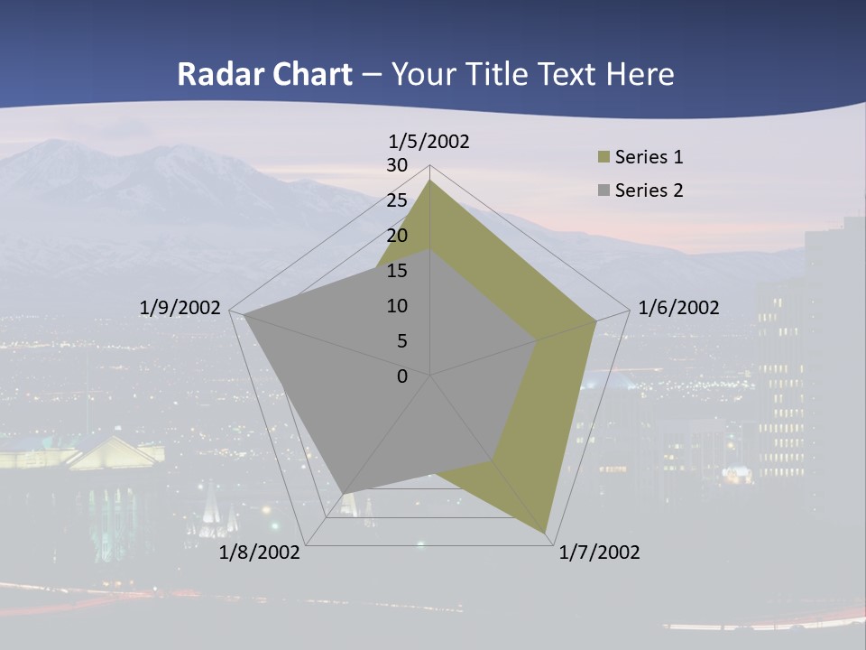 Evening California North America PowerPoint Template