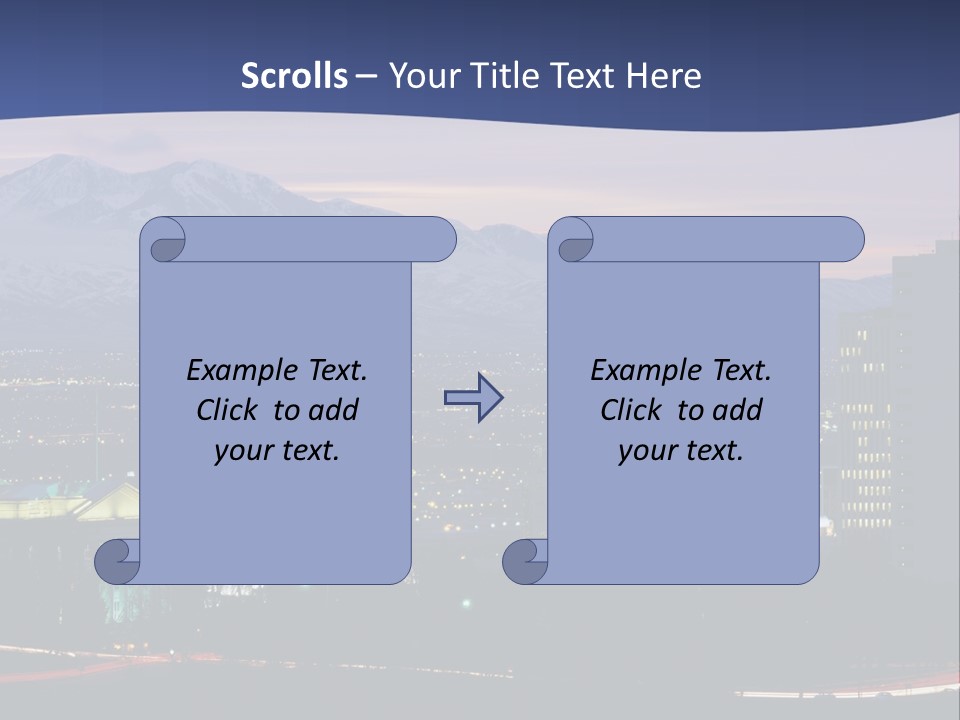 Evening California North America PowerPoint Template