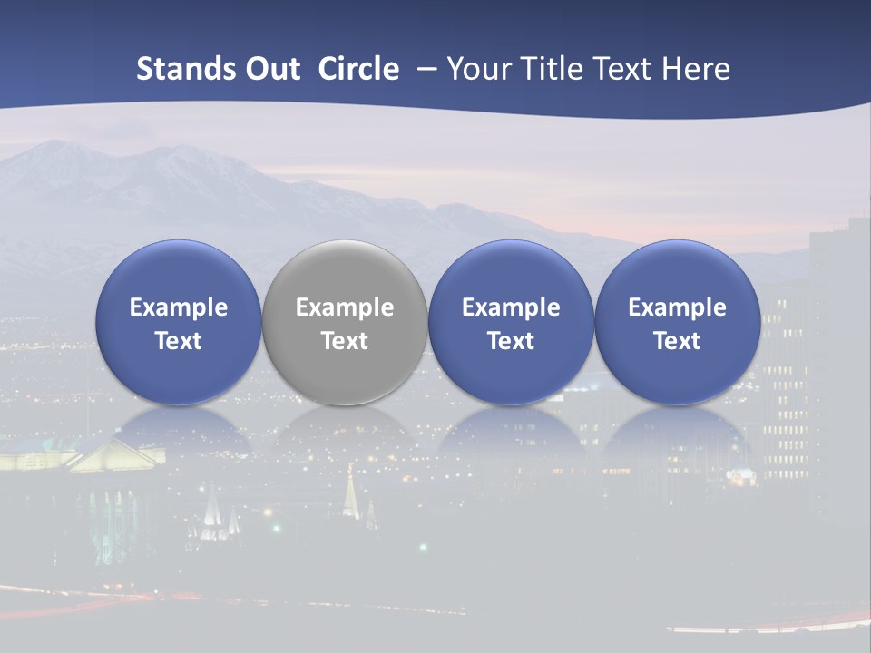 Evening California North America PowerPoint Template