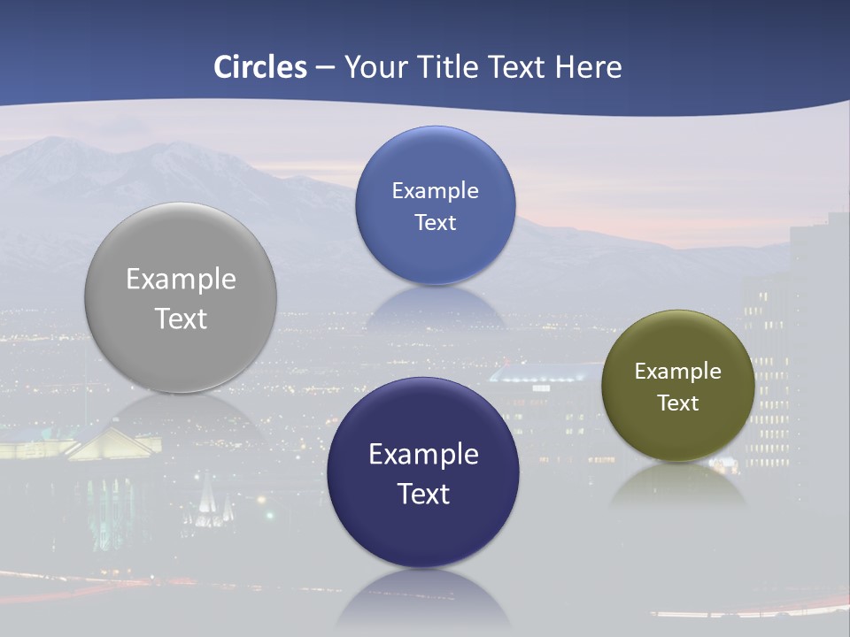 Evening California North America PowerPoint Template