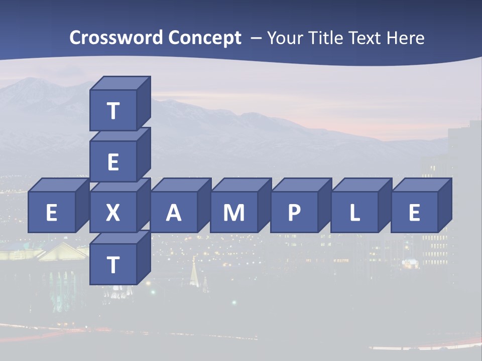 Evening California North America PowerPoint Template