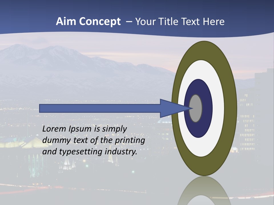 Evening California North America PowerPoint Template