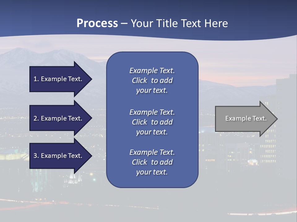 Evening California North America PowerPoint Template