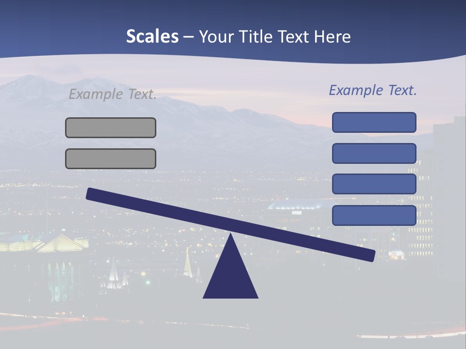 Evening California North America PowerPoint Template