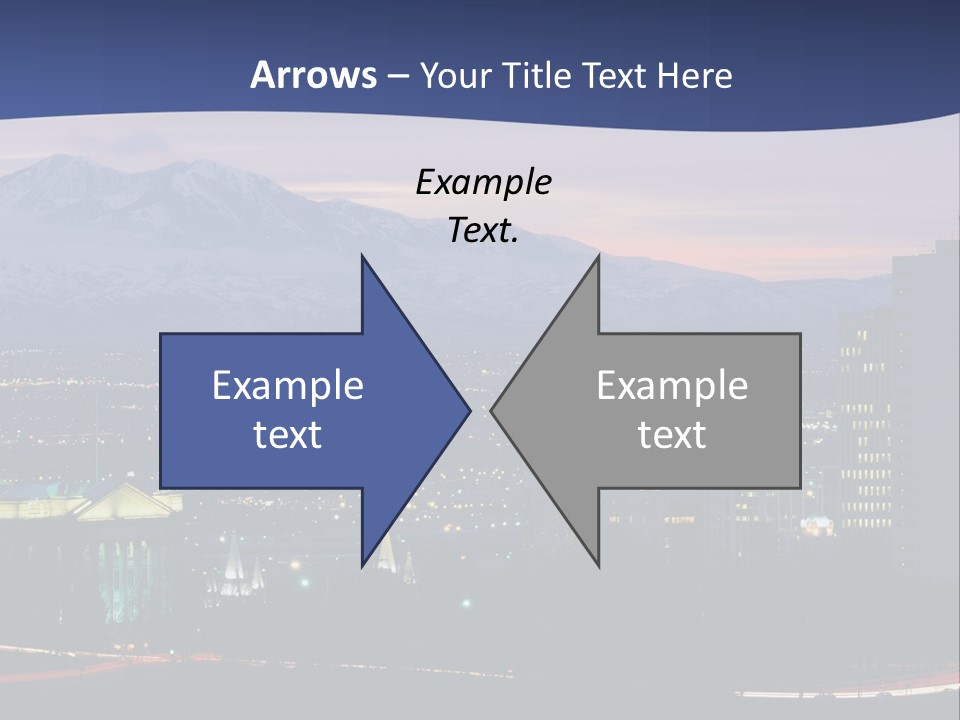 Evening California North America PowerPoint Template