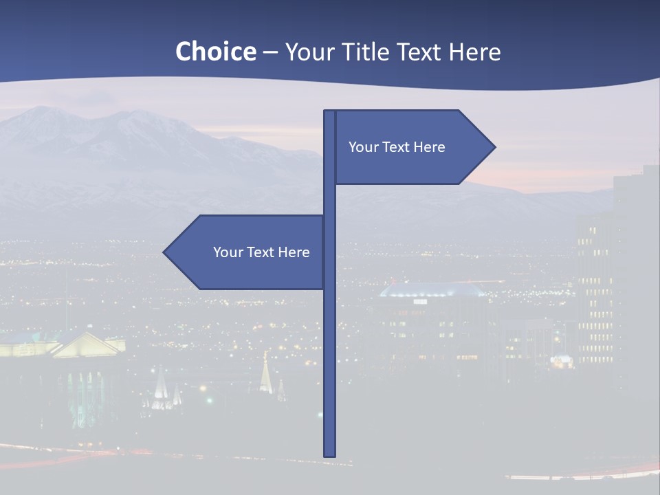 Evening California North America PowerPoint Template