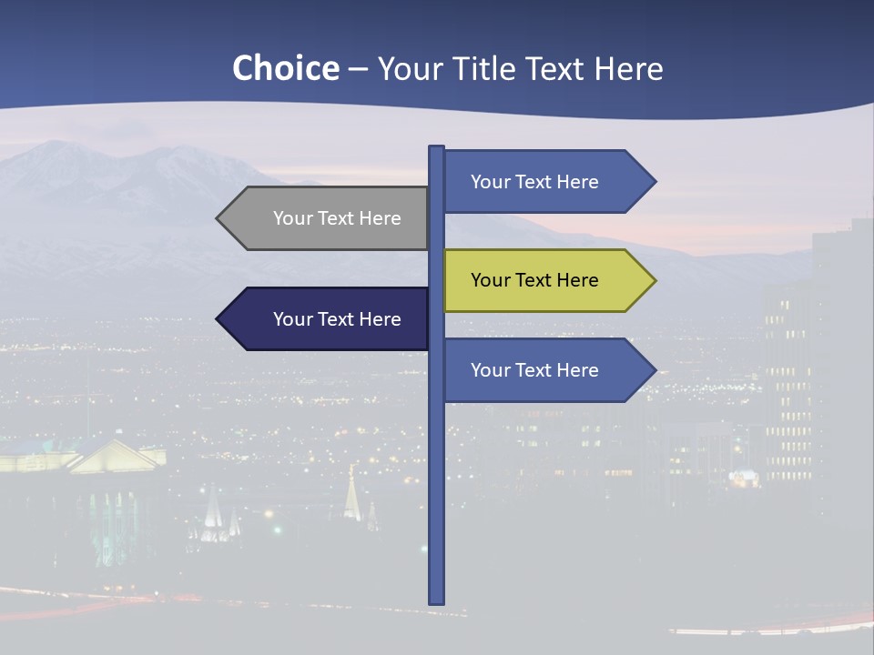 Evening California North America PowerPoint Template
