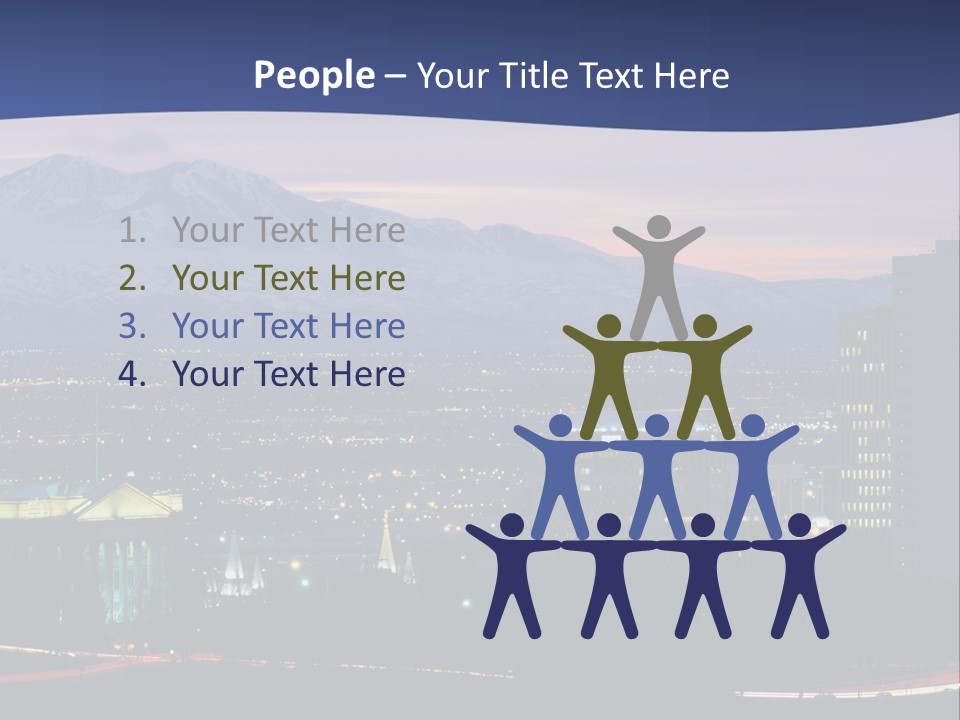 Evening California North America PowerPoint Template