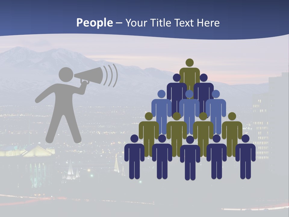 Evening California North America PowerPoint Template