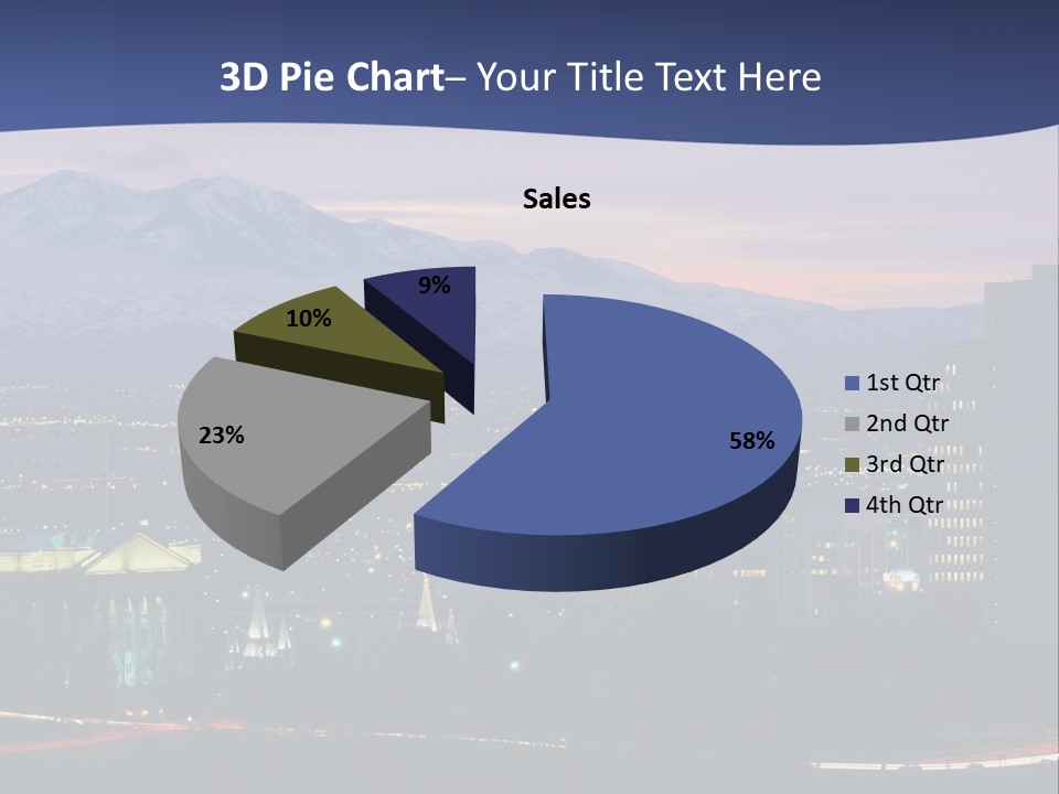 Evening California North America PowerPoint Template