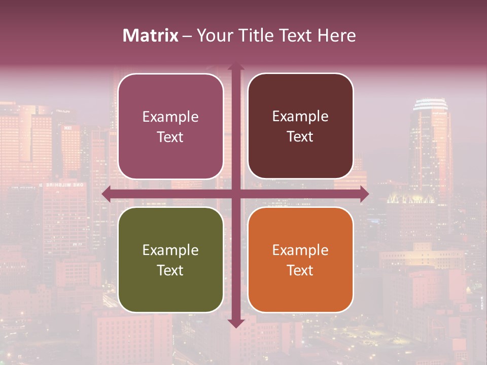 Evening California North America PowerPoint Template