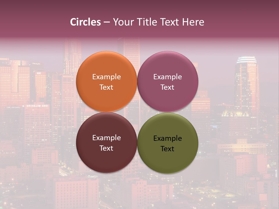 Evening California North America PowerPoint Template