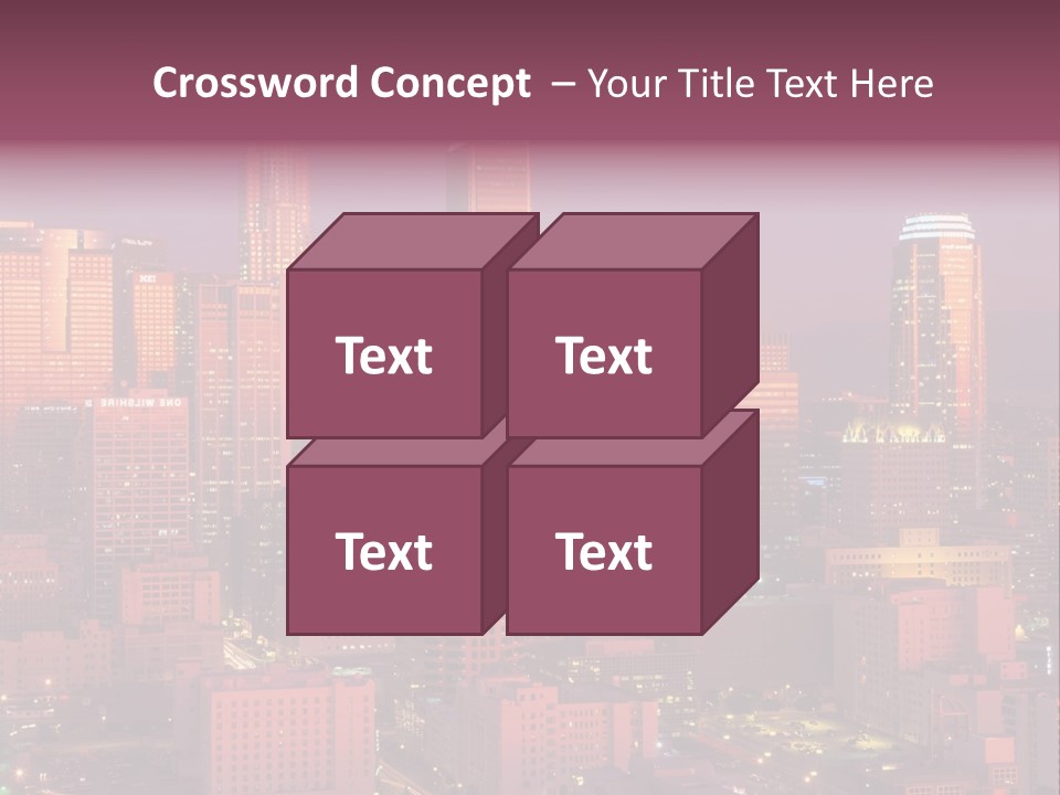 Evening California North America PowerPoint Template