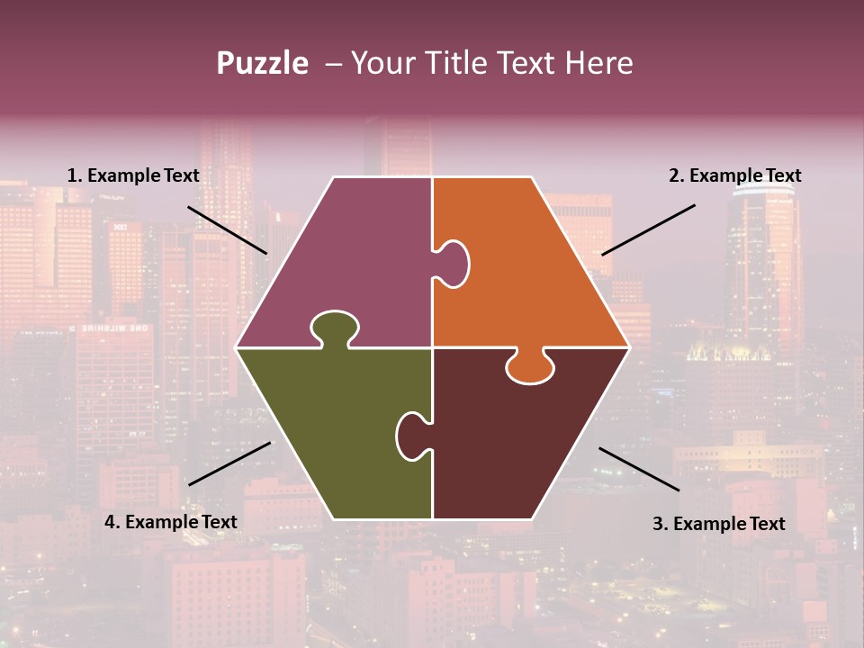 Evening California North America PowerPoint Template