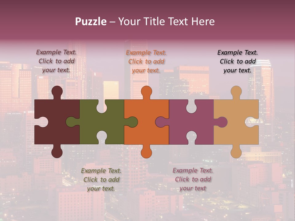 Evening California North America PowerPoint Template