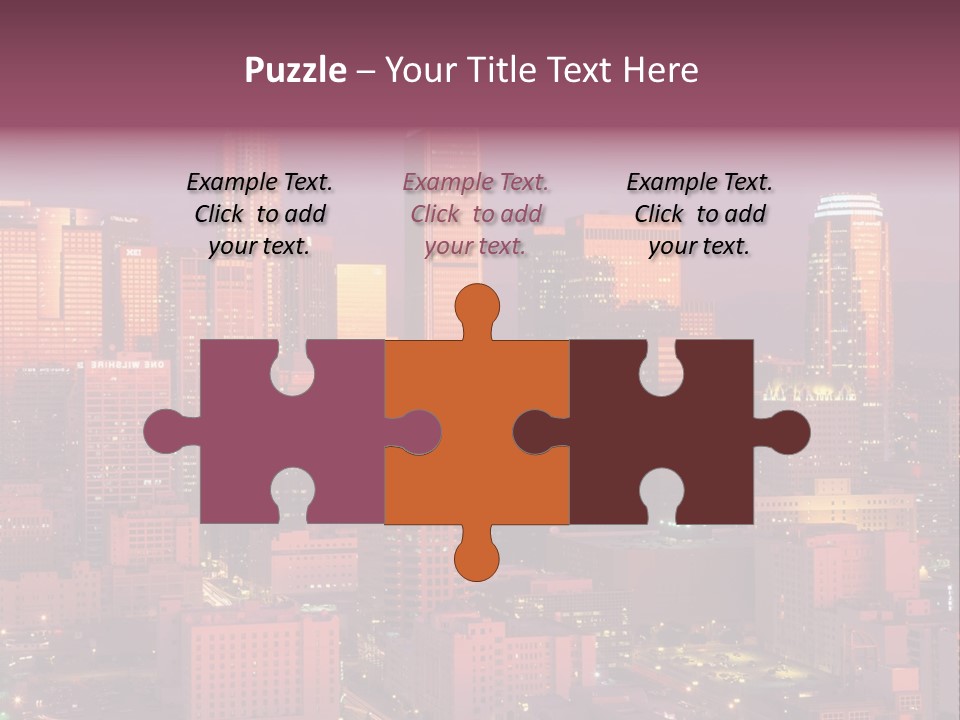 Evening California North America PowerPoint Template