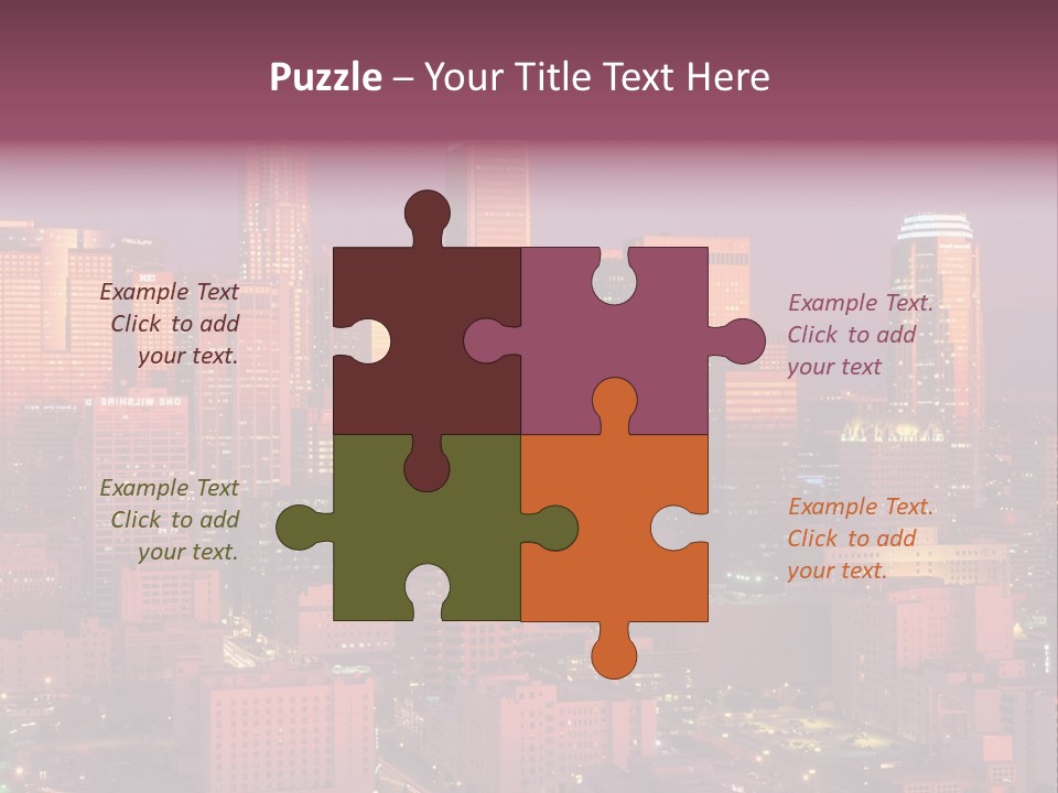 Evening California North America PowerPoint Template