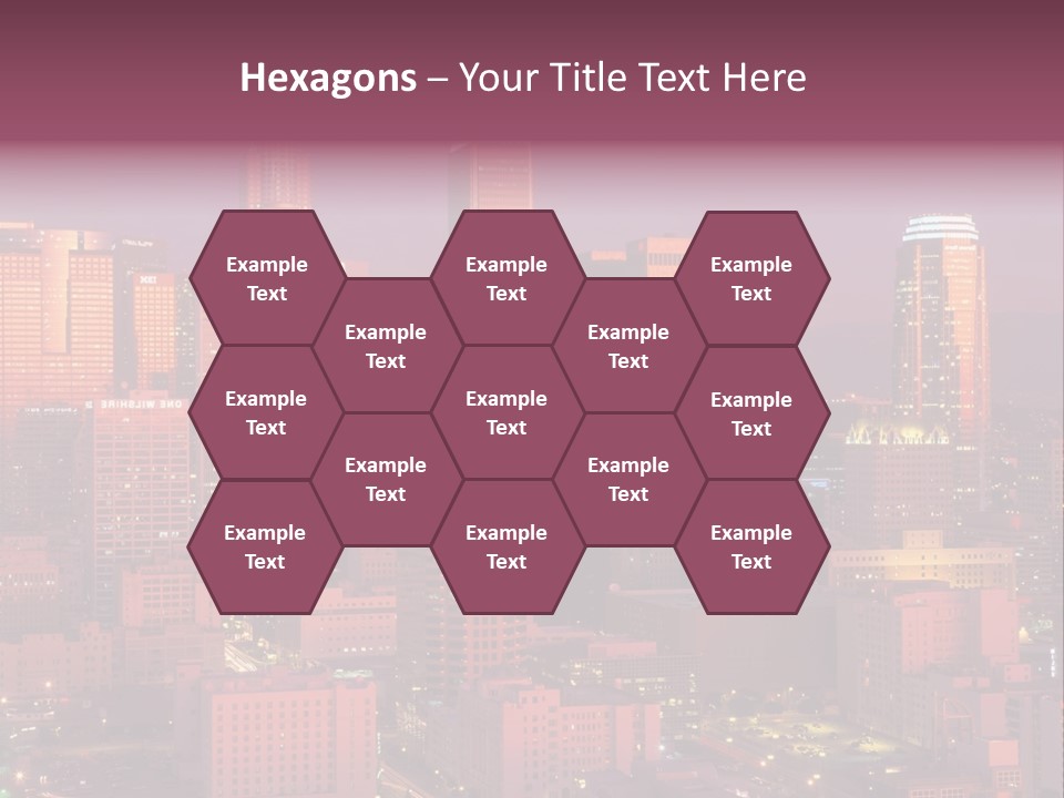 Evening California North America PowerPoint Template