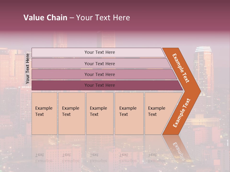 Evening California North America PowerPoint Template