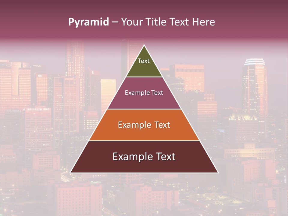 Evening California North America PowerPoint Template